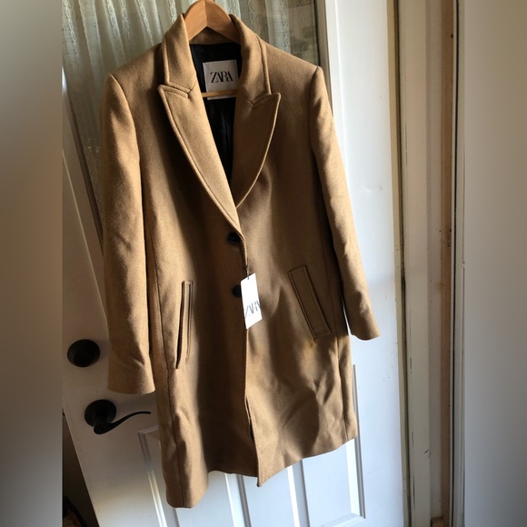 Zara Wool Blend Jacket - Picture 2 of 13